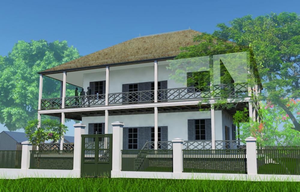 Restitution des Maisons des Ingénieurs - Le Port Île de La Réunion