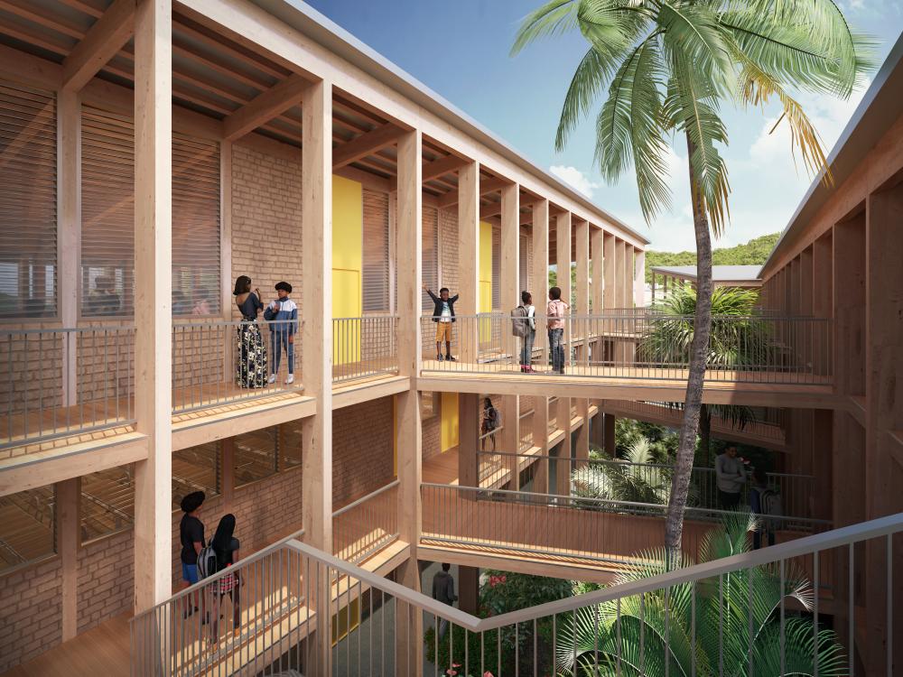 Restructuration et extension du collège Ylangs Ylangs - Mayotte