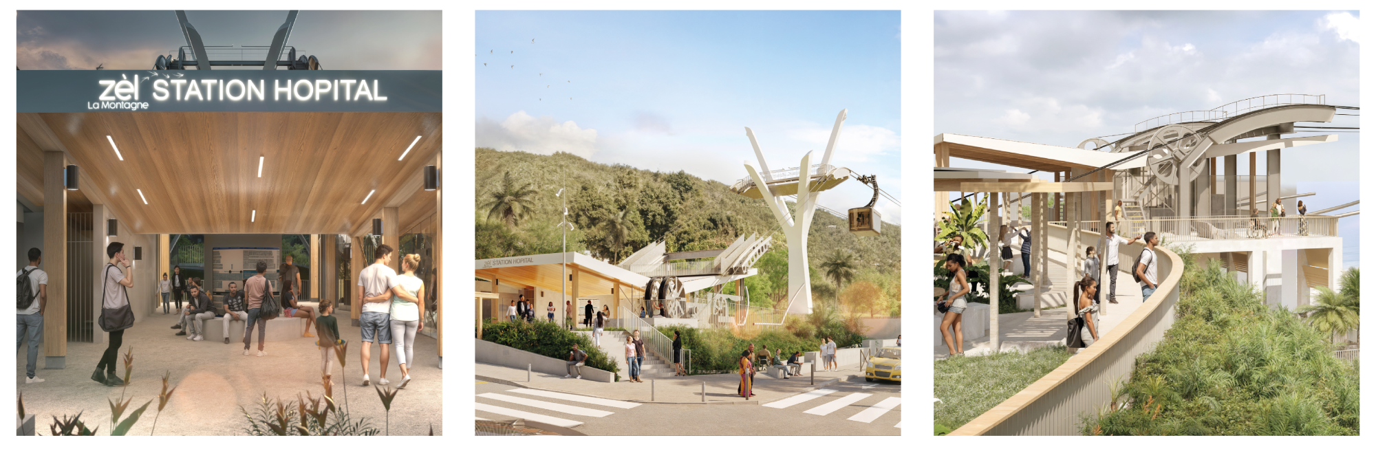 Téléphérique urbain de La Montagne - Île de La Réunion