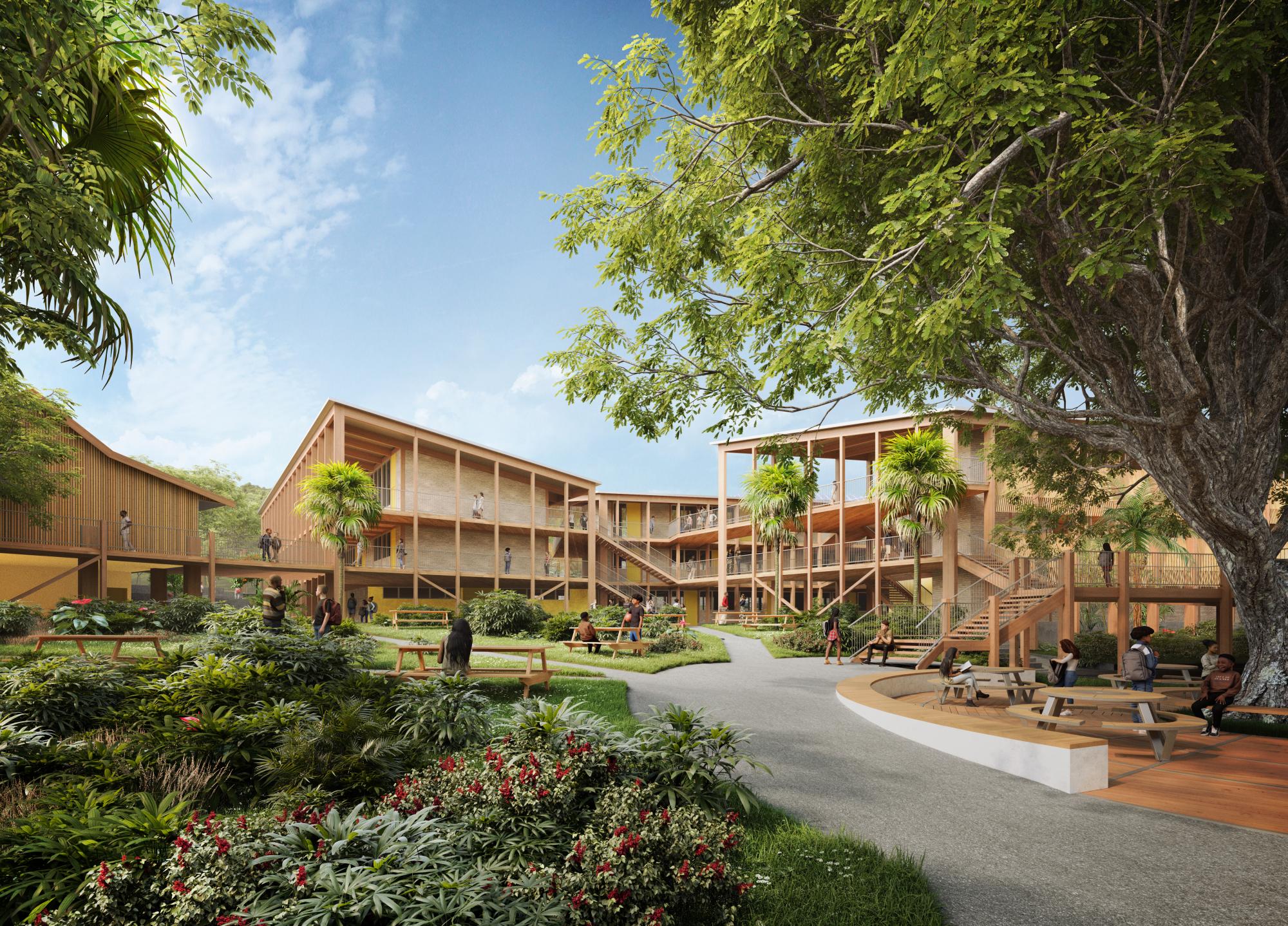 Restructuration et extension du collège Ylangs Ylangs - Mayotte