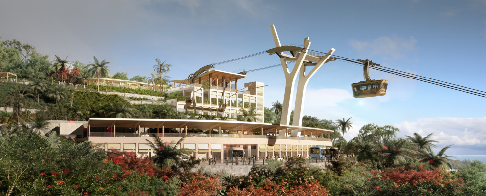 Téléphérique urbain de La Montagne - Île de La Réunion